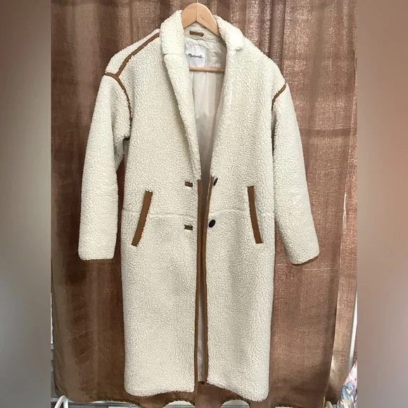 Madewell Sherpa Topcoat size XS - Picture 5 of 8